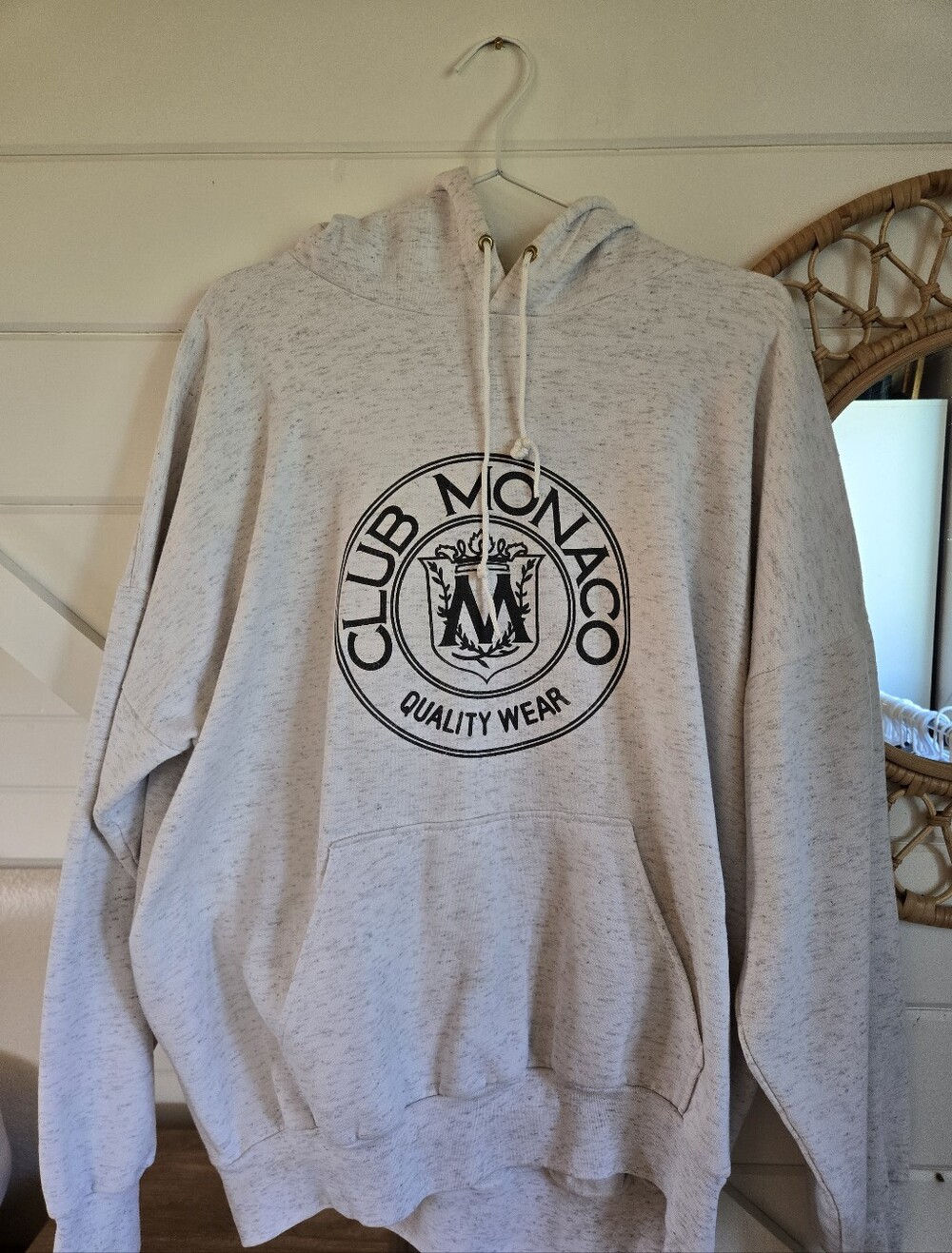Club Monaco Vintage Heather Grey Hoodie